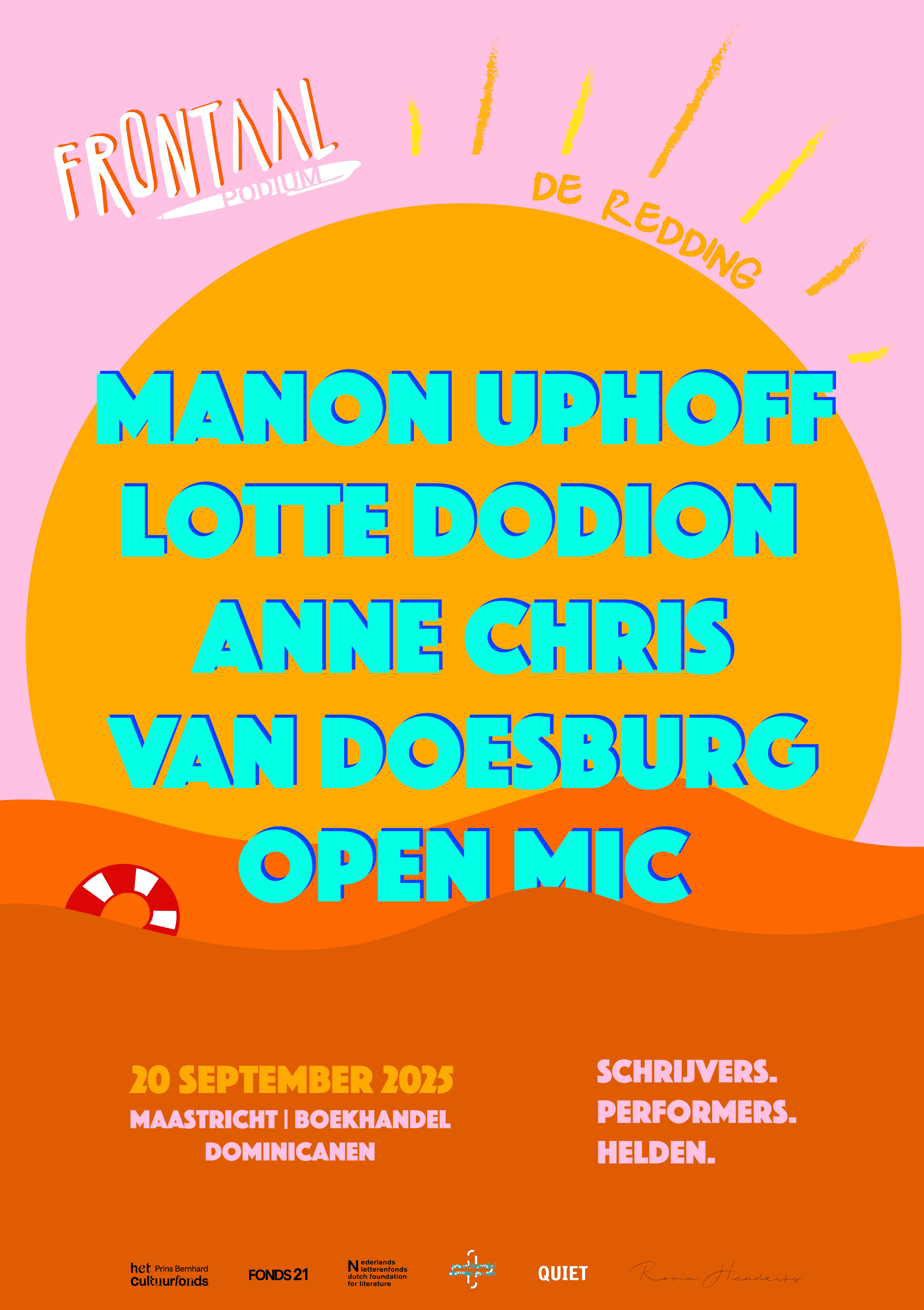 Frontaal: Manon Uphoff, Lotte Dodion en Anne Chris van Doesburg!